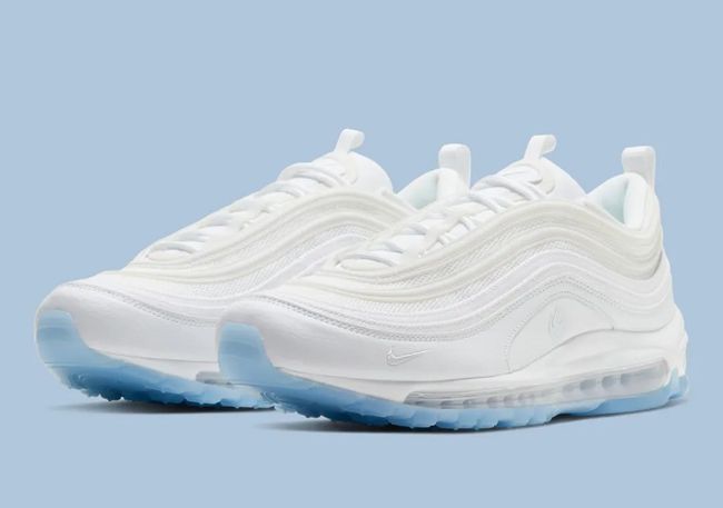 2021 Nike Air Max 97 White Ice Sole Shoes